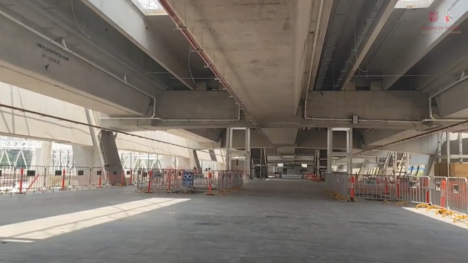 Así luce la terminal Observatorio (Captura YouTube/ Clara Brugada Molina)