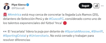 El fichaje se cerró luego