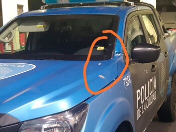 Dos impactos de bala en