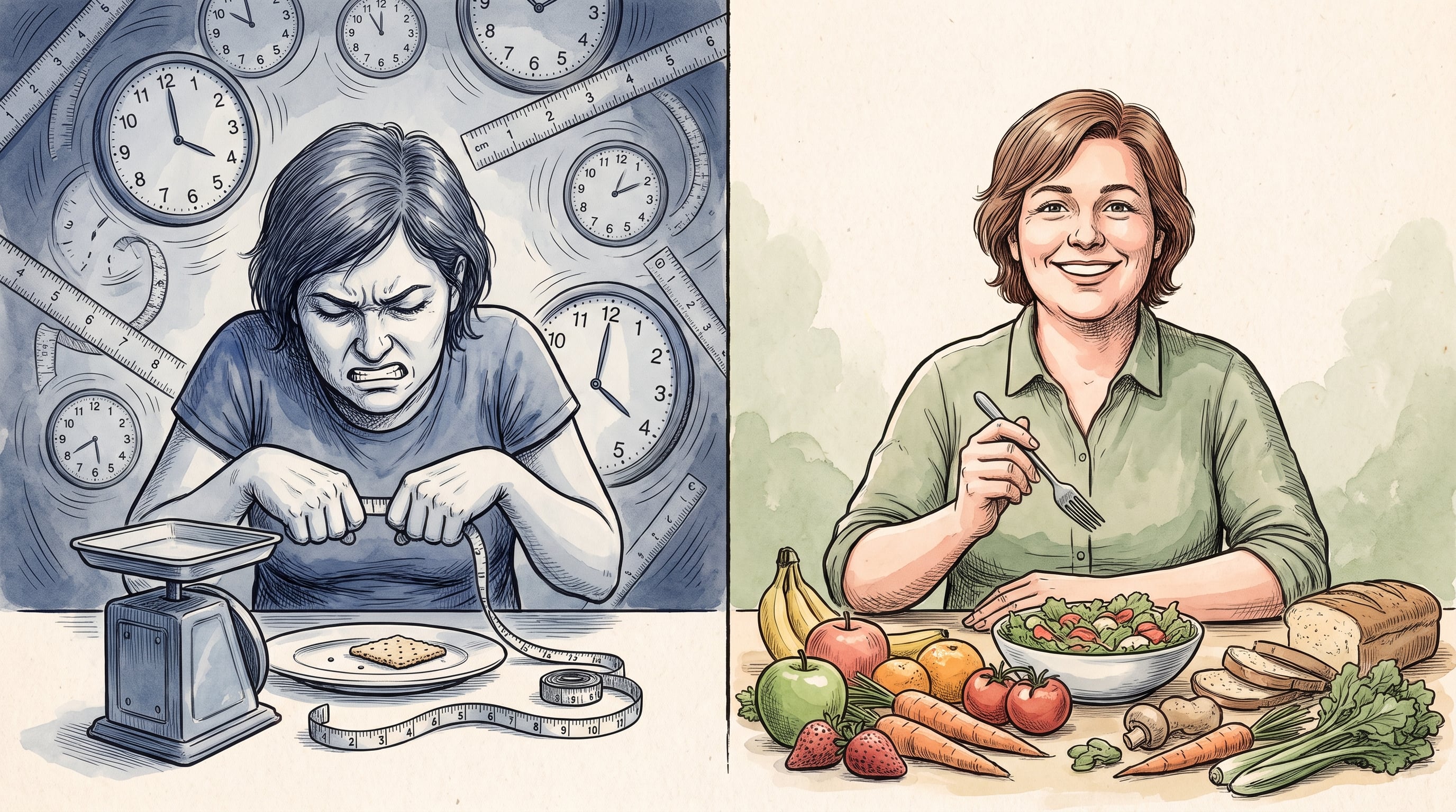 La dieta flexible propone una estructura adaptable que permite ajustar las comidas según el contexto, el apetito, la disponibilidad y las preferencias (Imagen Ilustrativa Infobae)