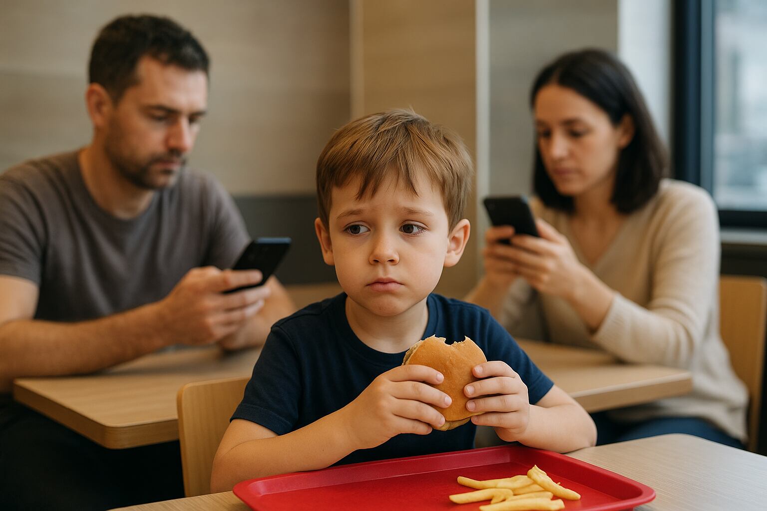 La falta de disponibilidad emocional de los padres puede afectar el desarrollo afectivo y la seguridad de los niños (Imagen Ilustrativa Infobae)