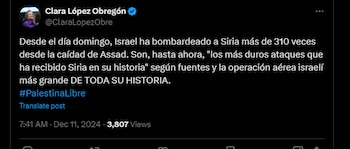 Este fue el mensaje de