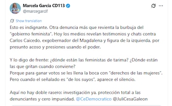 Reacciones a denuncias de acoso