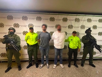 Las investigaciones permitieron identificar a los hermanos Pacheco como los presuntos los articuladores entre carteles mexicanos y grupos armados colombianos, facilitando el tránsito de drogas desde Sudamérica hasta Norteamérica, especialmente con el Clan del Golfo - crédito Policía Nacional/Dijín
