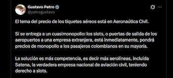 El presidente se fue contra