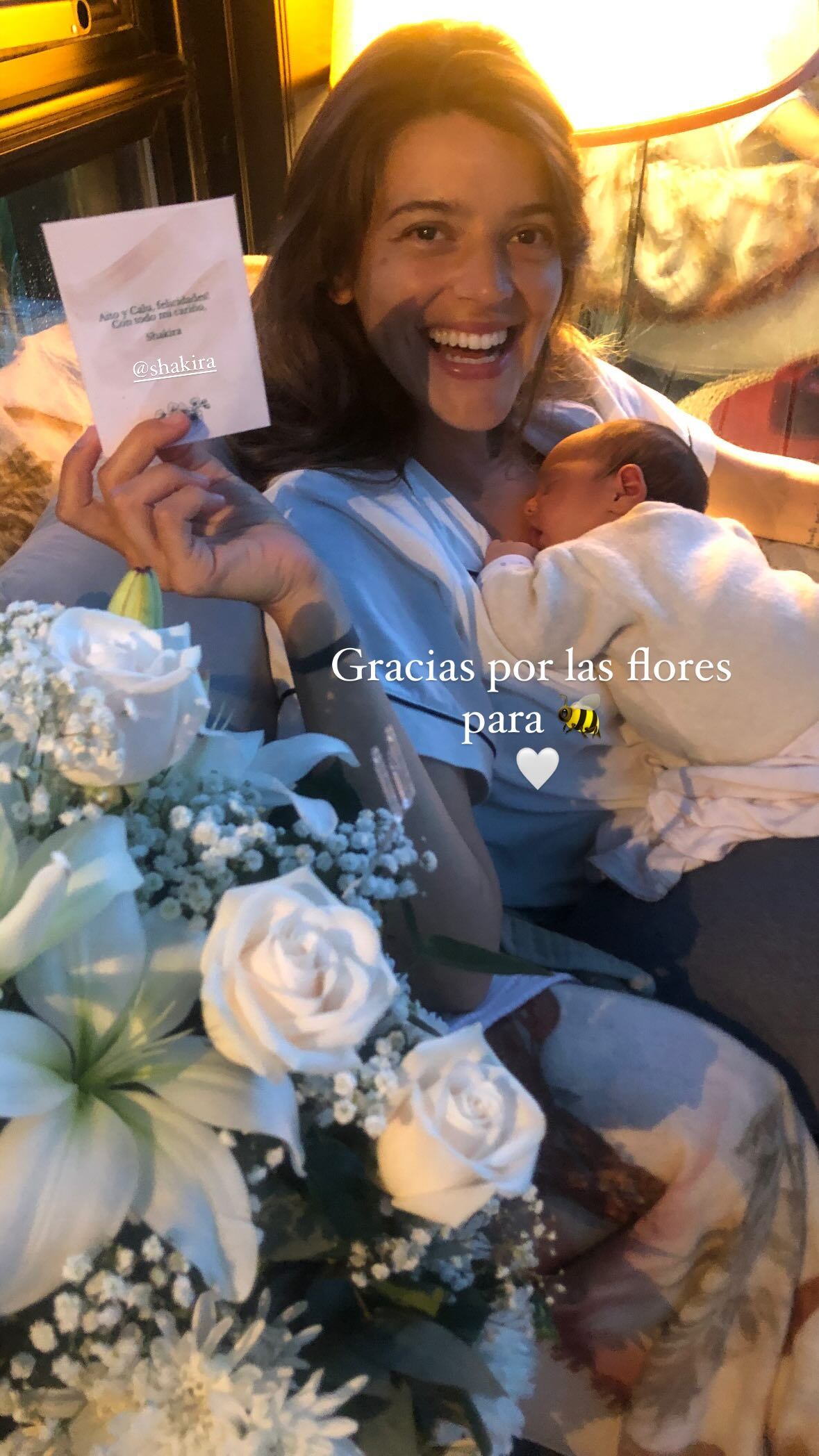 Uno de los gestos de la cantante hacia Aíto y Calu por el nacimiento de su hija (Instagram)