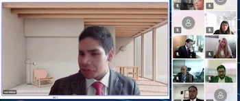 Durante la audiencia del caso Ungrd, la Procuraduría intervino ante el despacho judicial y expuso sus argumentos a favor de reconocer el vencimiento de términos solicitado por la defensa de Sandra Ortiz - crédito Juicio Sandra Ortiz