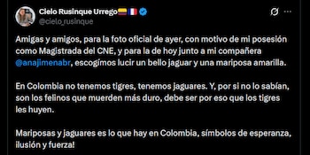Cielo Rusinque - crédito @cielo_rusinque/X