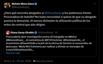 Ninco Daza le respondió a