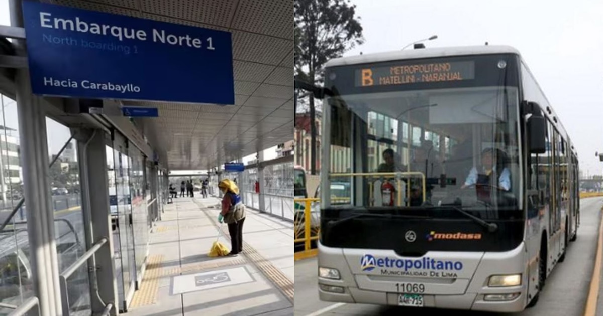 Metropolitano 2024: horarios, mapas y paraderos de las rutas A, B, C y ...