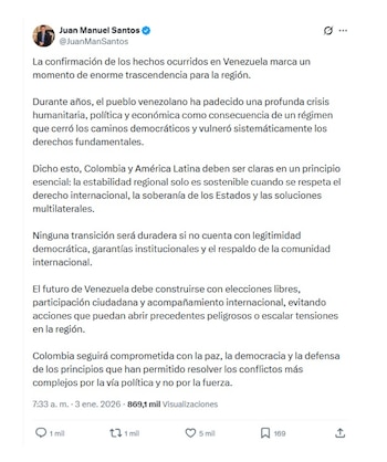 En X, el expresidente Juan