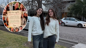 “Gracias por cada sonrisa”: el mensaje del padre de las dos hermanas que murieron en un accidente en Mendoza