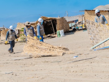 Se realizó el retiro pacífico de ocupantes informales que invadían una zona declarada intangible. Gob