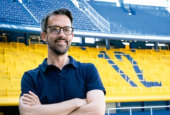 Luciano Fontenla con la emblemática