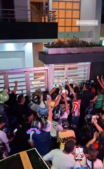 La mujer agradeció el apoyo