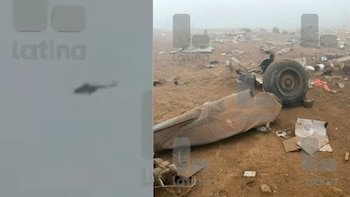 Hallan restos del helicóptero Mi-17