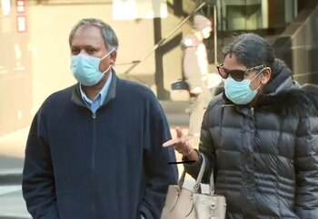 Kumuthini Kannan y su esposo