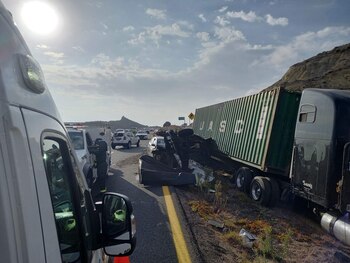 Las personas fallecidas quedaron prensadas