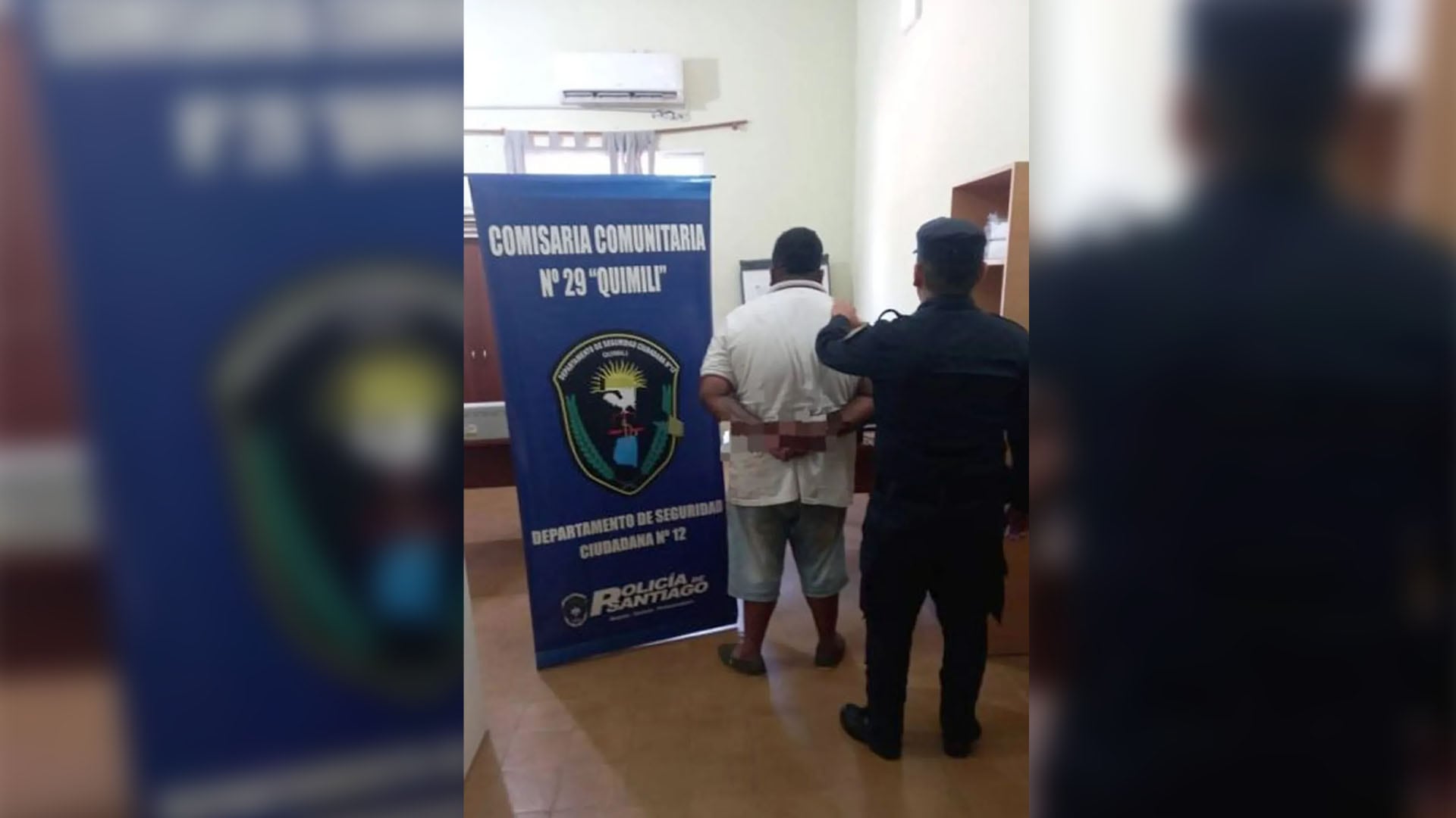 El camionero terminó detenido