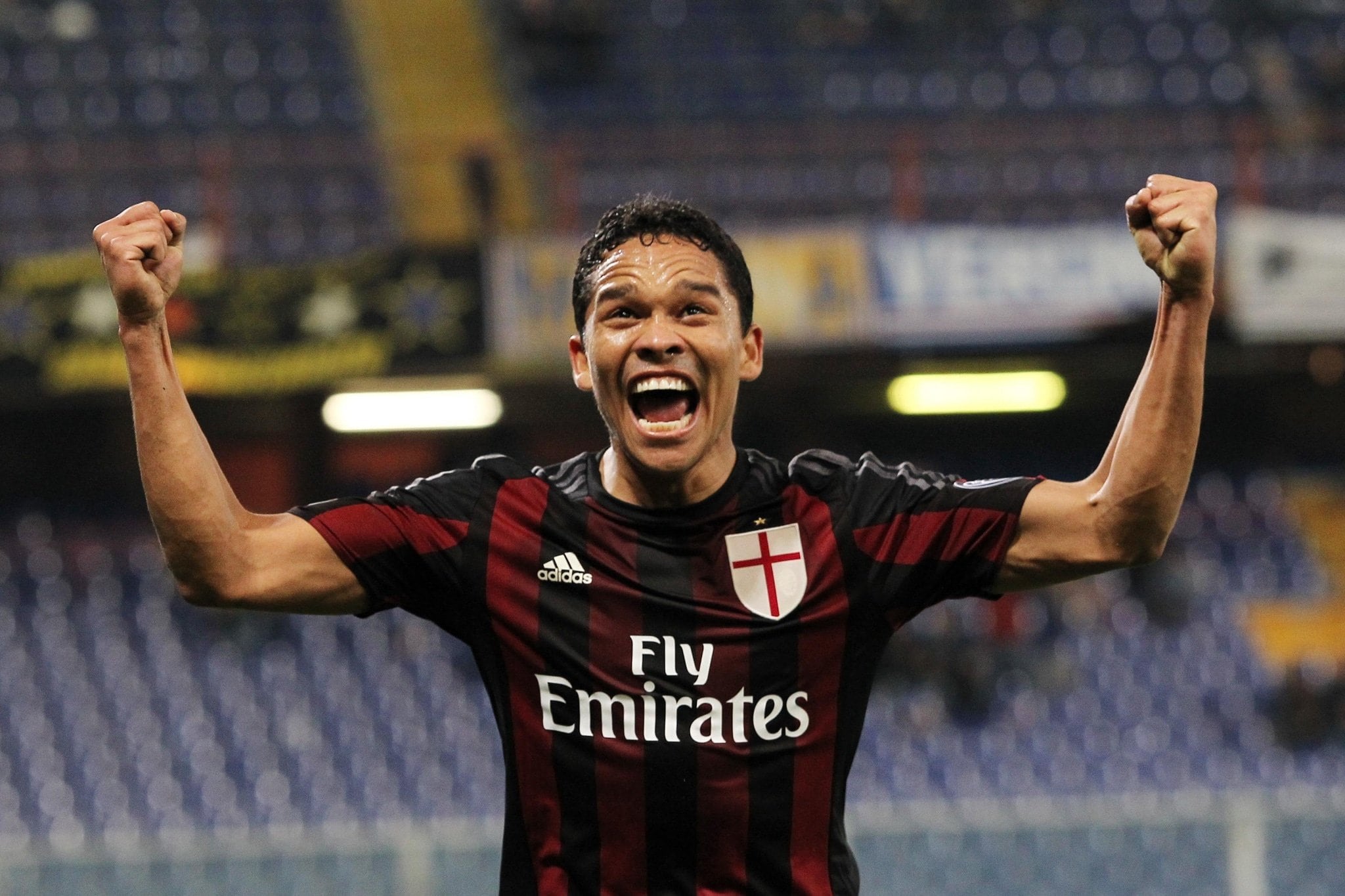 Carlos Bacca anotó 34 goles en dos temporadas en AC Milan, entre 2015 y 2017 - crédito AFP