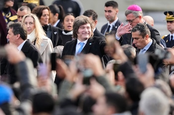 Javier Milei busca una foto de unidad (AP)