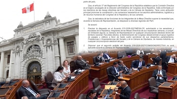 Congreso amplía de 2 a 4 los asesores que podrán acompañar a sus directivos en viajes de representación