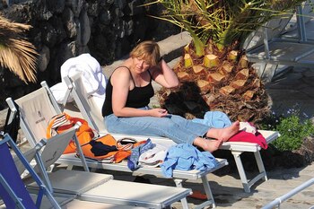 Angela Merkel de vacaciones en