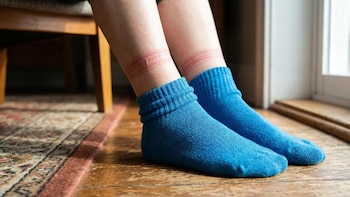 Por qué aparecen marcas de medias en las piernas y cuándo son una señal de alarma