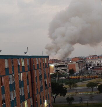 Las llamas se alcanzarían a