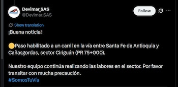 Las autoridades recomiendan transitar con