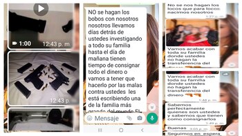 Los chats que habrían sostenido