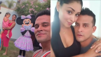 Christian Domínguez y Pamela Franco