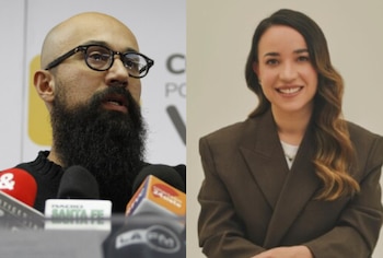 Carlos Carrillo recordó a Sara Castellanos que los recursos robados de la Ungrd fueron recuperados - crédito Juan Diego López/EFE y @sarag12/Instagram