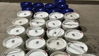 Metanfetamina decomisada en la frontera