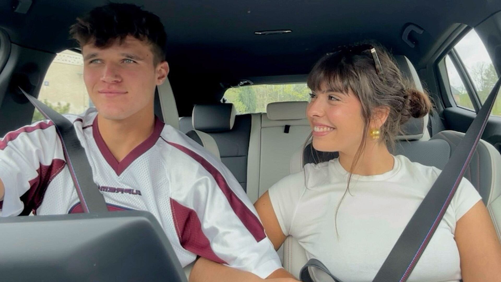 Jakub y Josefina se muestran muy felices