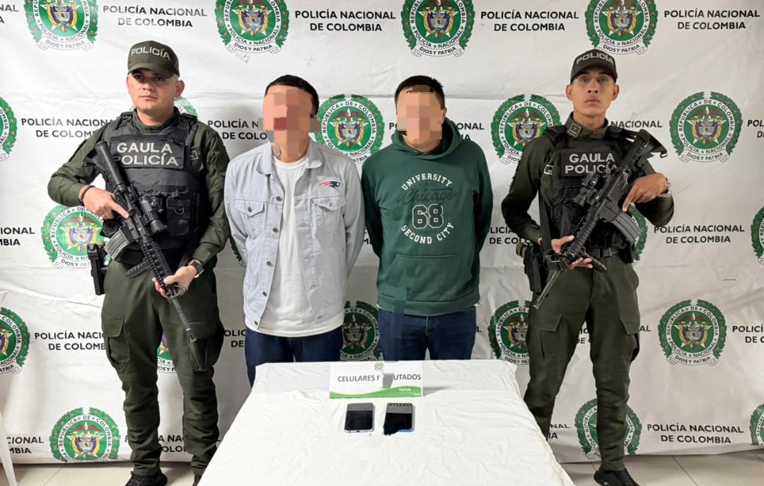 Los dos presuntos implicados en el “paseo millonario” de Diana Ospina fueron detenidos en Bogotá, según información de las autoridades - crédito Fiscalía