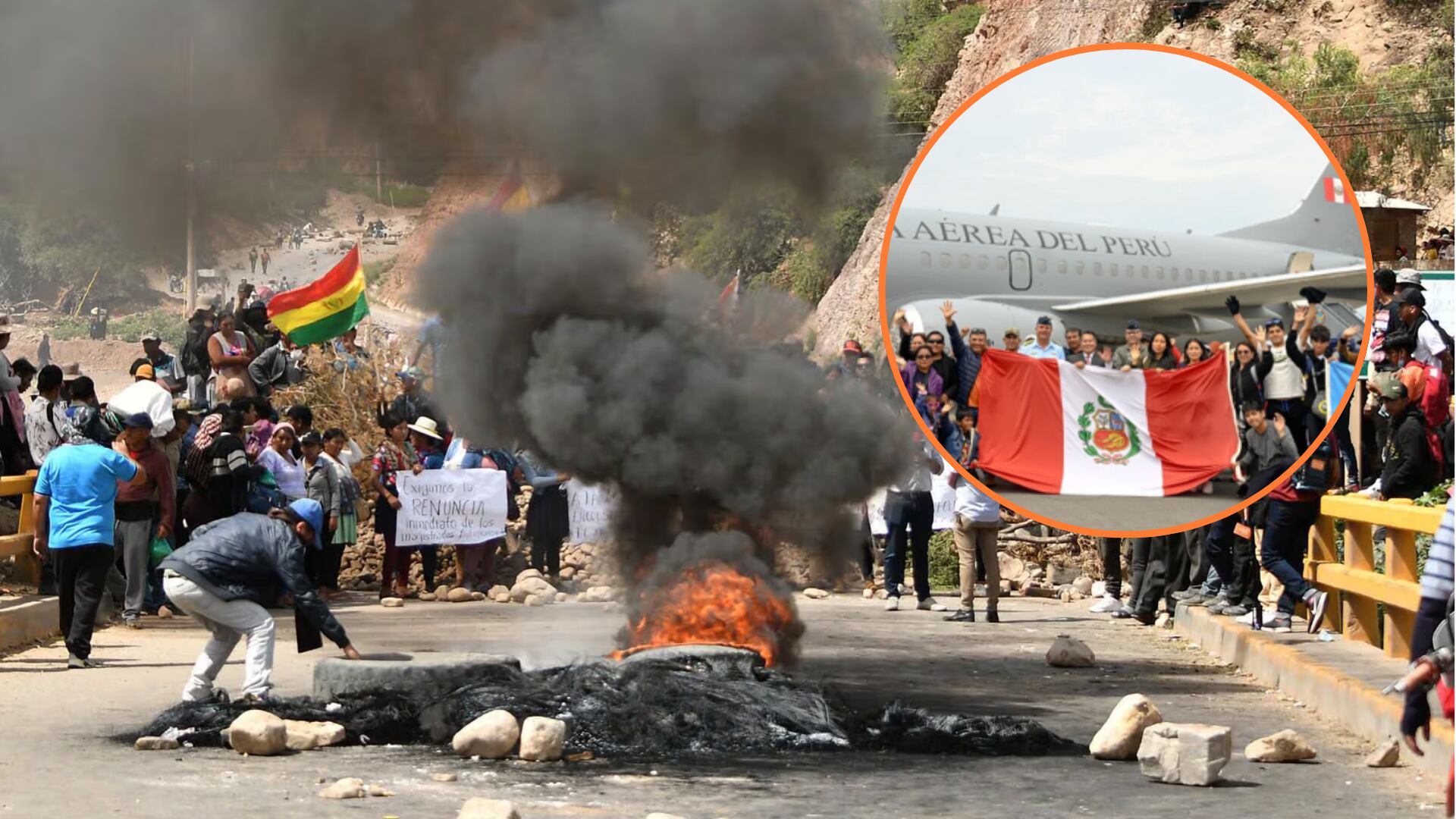 Cónsul del Perú en La Paz sobre situación en Bolivia: “Alrededor de 80 peruanos se vieron afectados”. (Foto composición: Infobae Perú/Foto: Agencia Andina)