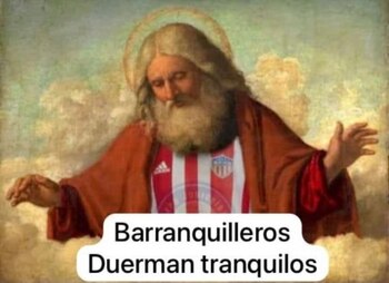 Dios está del lado del Junior - crédito redes sociales