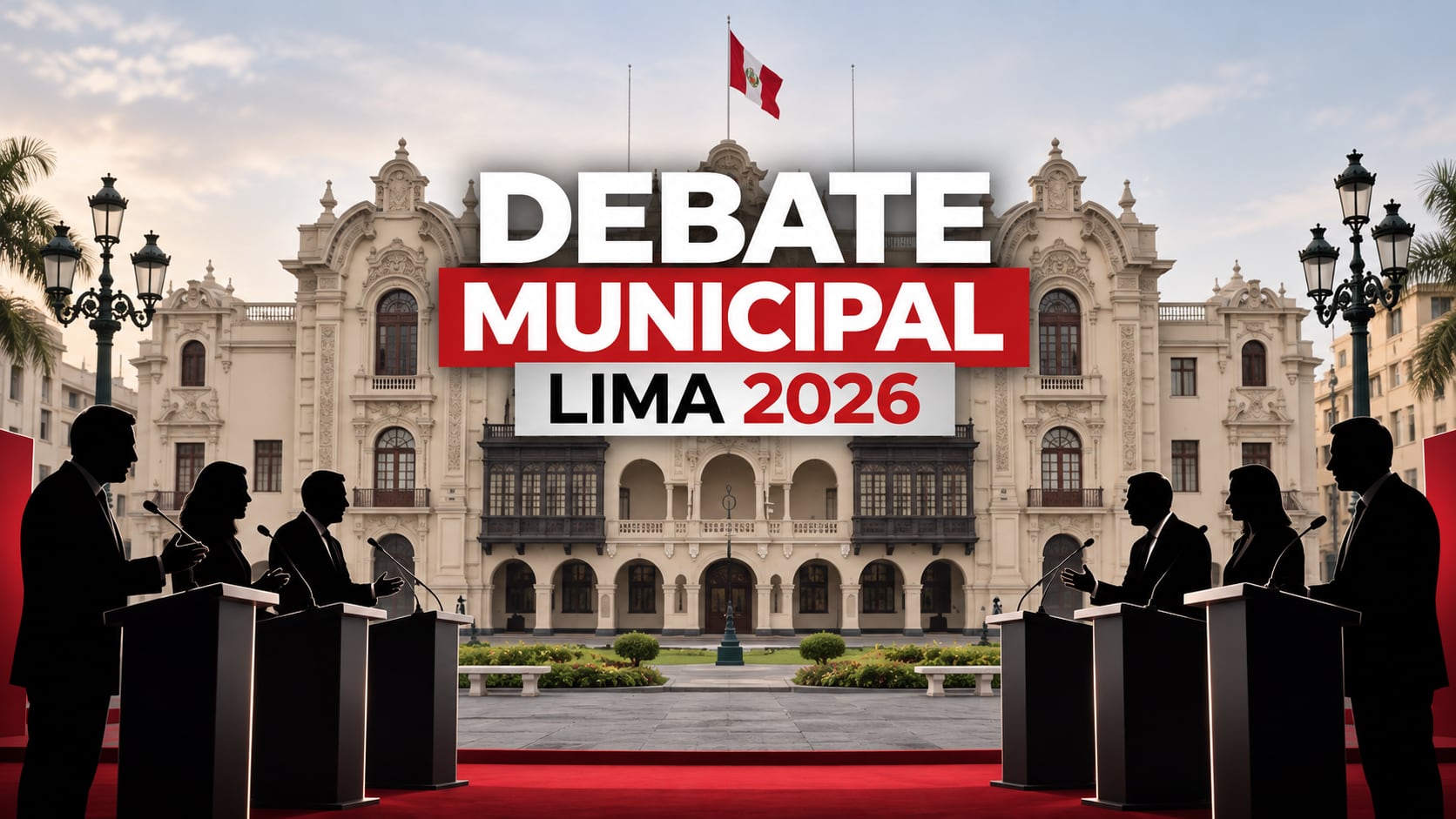 Los candidatos a la Alcaldía Metropolitana de Lima presentan sus propuestas en el debate electoral organizado por el Jurado Nacional de Elecciones. (Imagen Ilustrativa Infobae)