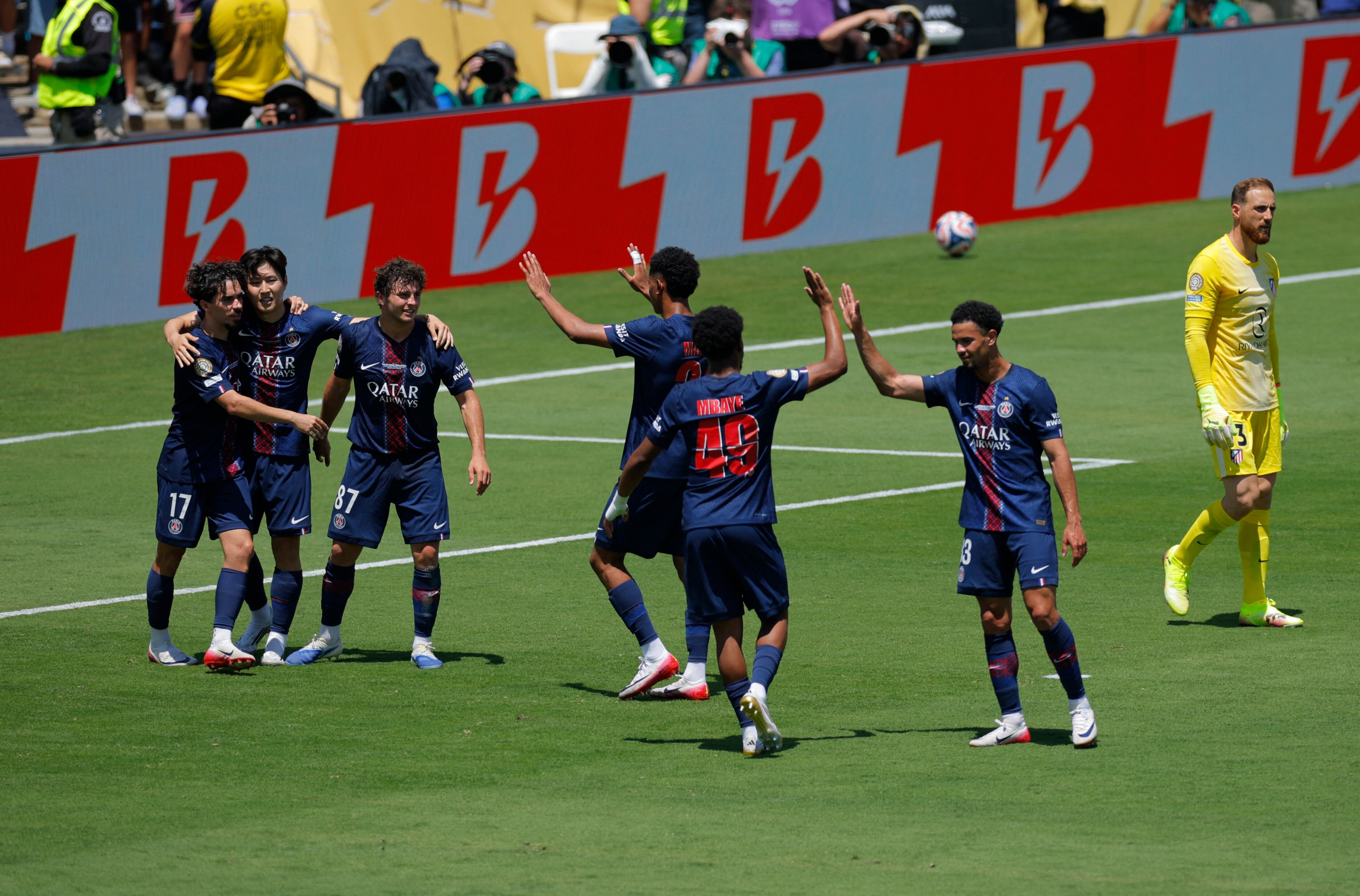 Soccer Football - FIFA Club World Cup - Group B - Paris St Germain v Atletico Madrid - Rose Bowl Stadium, Pasadena, California, U.S. - June 15, 2025 Paris St Germain