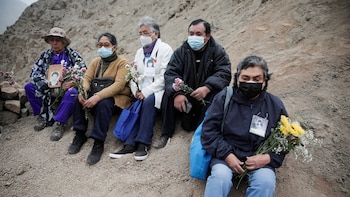 Familiares de los estudiantes desaparecidos