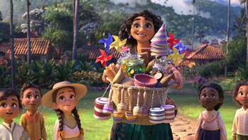 Walt Disney Animation Studios’ “Encanto” introduces Mirabel, a 15-year-old who lives with her family in the mountains of Colombia in a magical house, in a vibrant town, in a wondrous, charmed place called an Encanto. Mirabel, a kind and humble teenager who puts the ordinary in extraordinary, struggles to fit in a family that’s blessed with magical powers. Featuring the voice of Stephanie Beatriz as Mirabel, “Encanto” opens in theaters on Nov. 24, 2021. © 2021 Disney. All Rights Reserved.