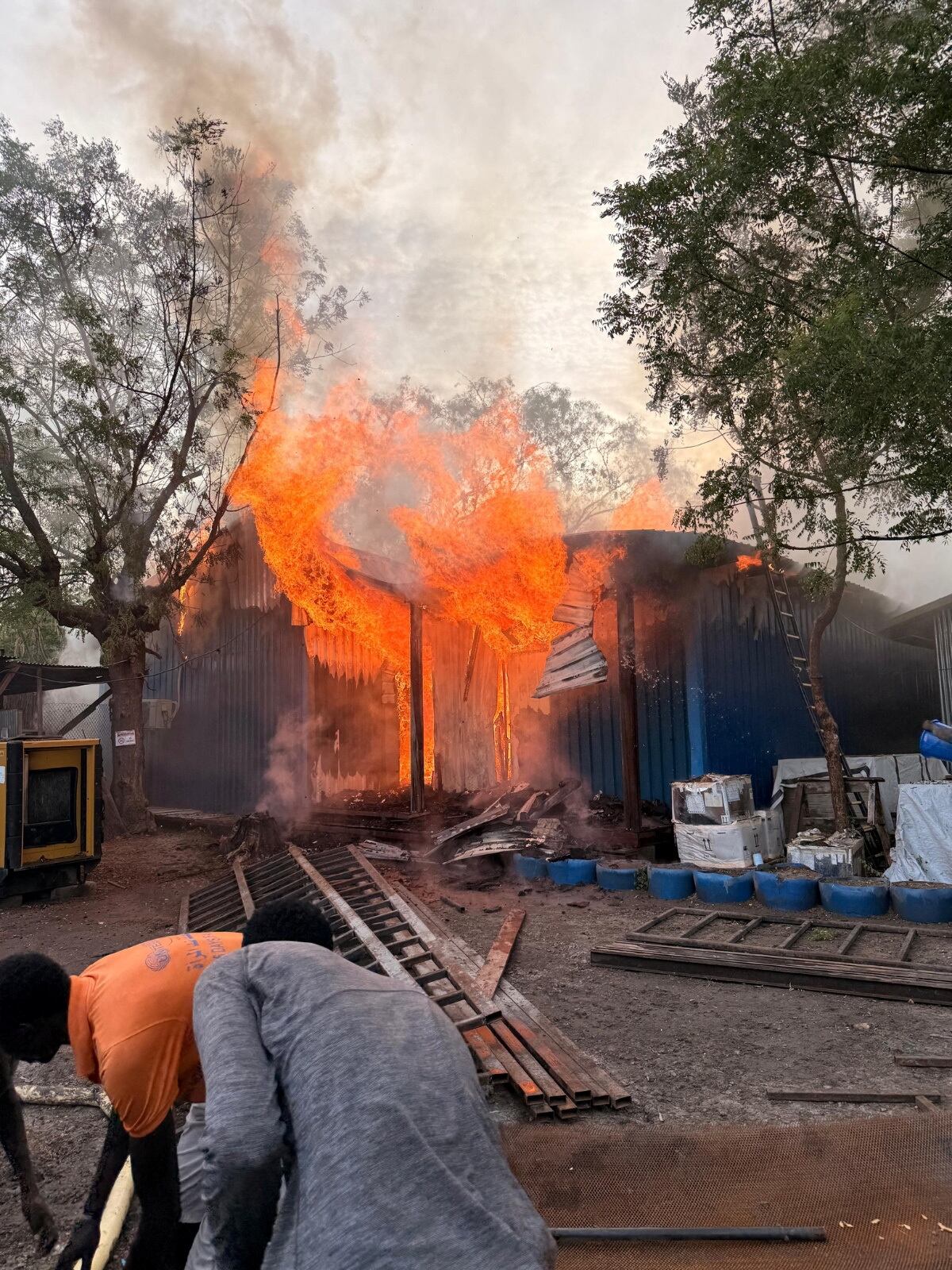 Hospital de MSF destruido en Old Fangak tras un bombardeo el 3 de mayo de 2025; Sudán del Sur es uno de los seis contextos con mayor concentración de ataques contra la salud. Médicos Sin Fronteras/vía REUTERS.