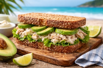 Las opciones de sandwiches saludables