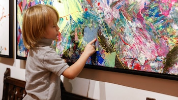 Laurent Schwarz, de tres años,