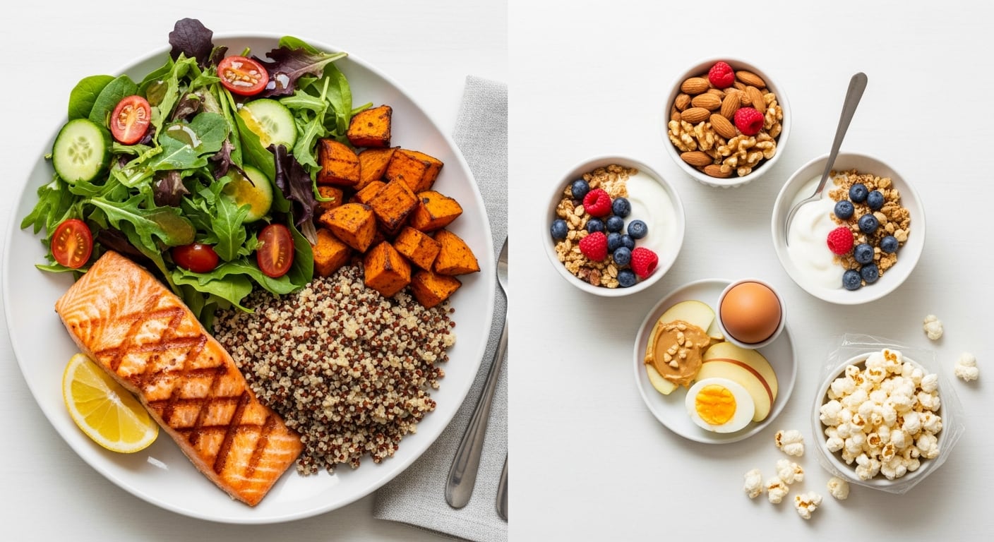 La calidad de la dieta y la adherencia a hábitos saludables influyen más en la salud que el número de comidas diarias (Imagen Ilustrativa Infobae)