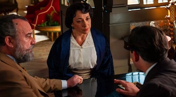 Alonso, Leocadia y Manuel, en