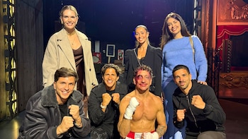 Los hermanos Simeone fueron en familia a ver Rocky después de una noticia muy especial: la ovación del público
