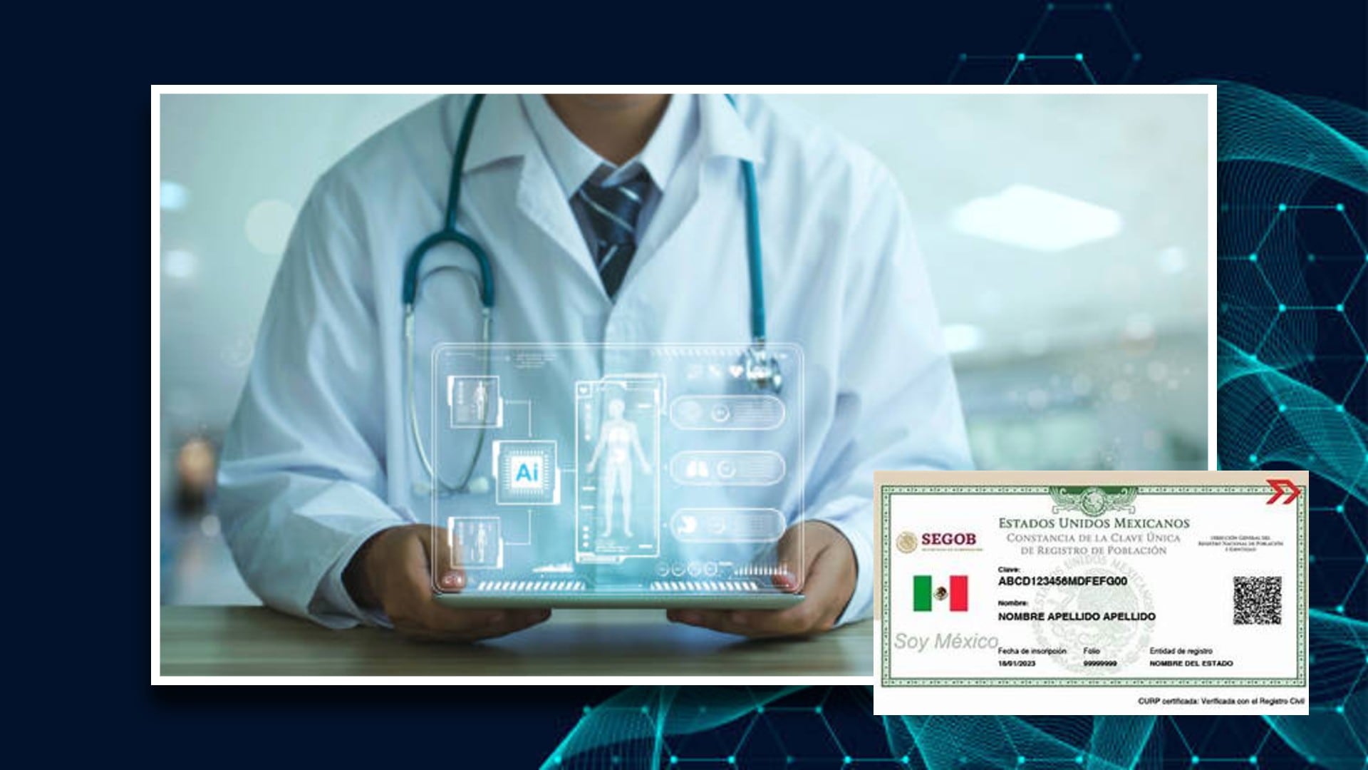 La nueva CURP Biométrica ayudará a acceder a servicios de salud como un documento de identidad oficial. Foto: (Jesús Tovar Sosa/Infobae)