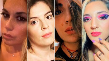 veronica ojeda, Dalma y Gianinna y jana maradona